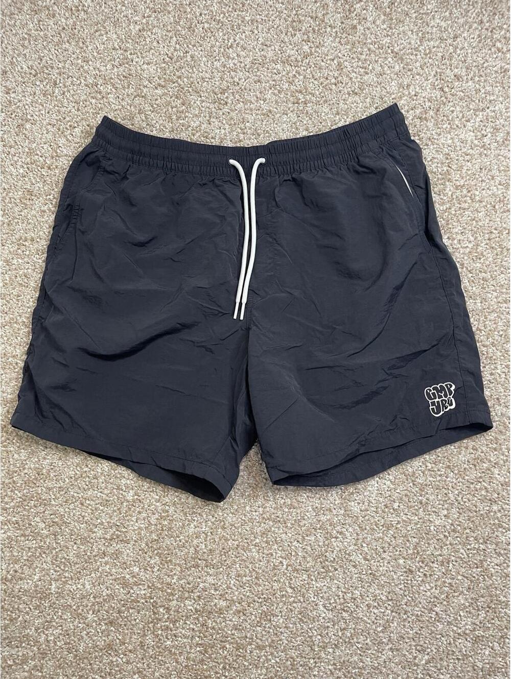 Empyre Shorts Mens M Black‎ Nylon Relax Fit VTG